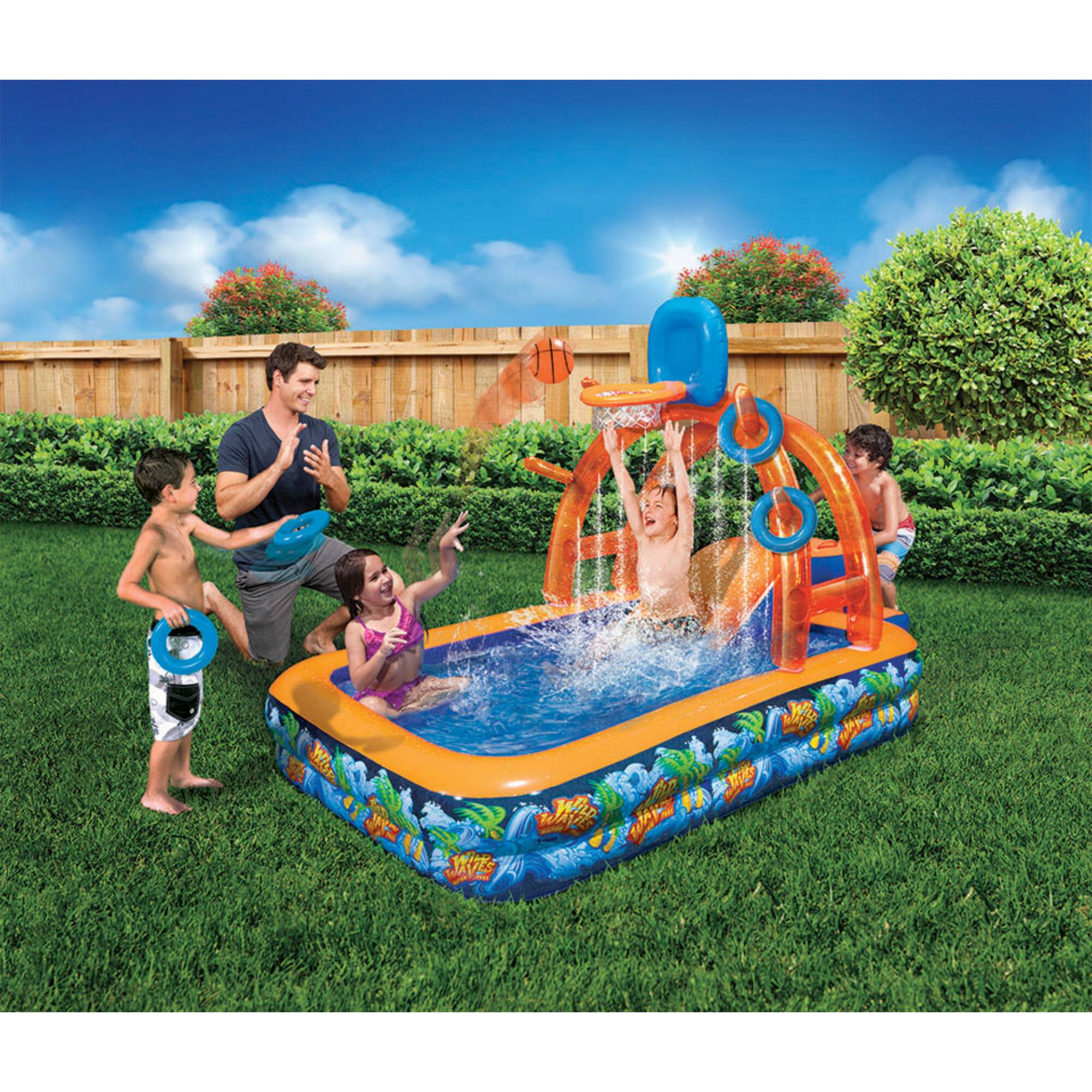 Banzai® Wild Waves Water Park™ 88'' Play Center